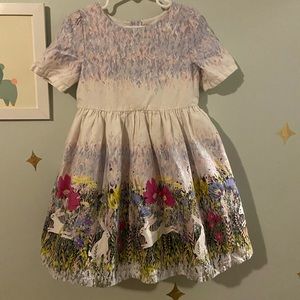 Girls floral rabbit garden dress by Oshkosh • size 5